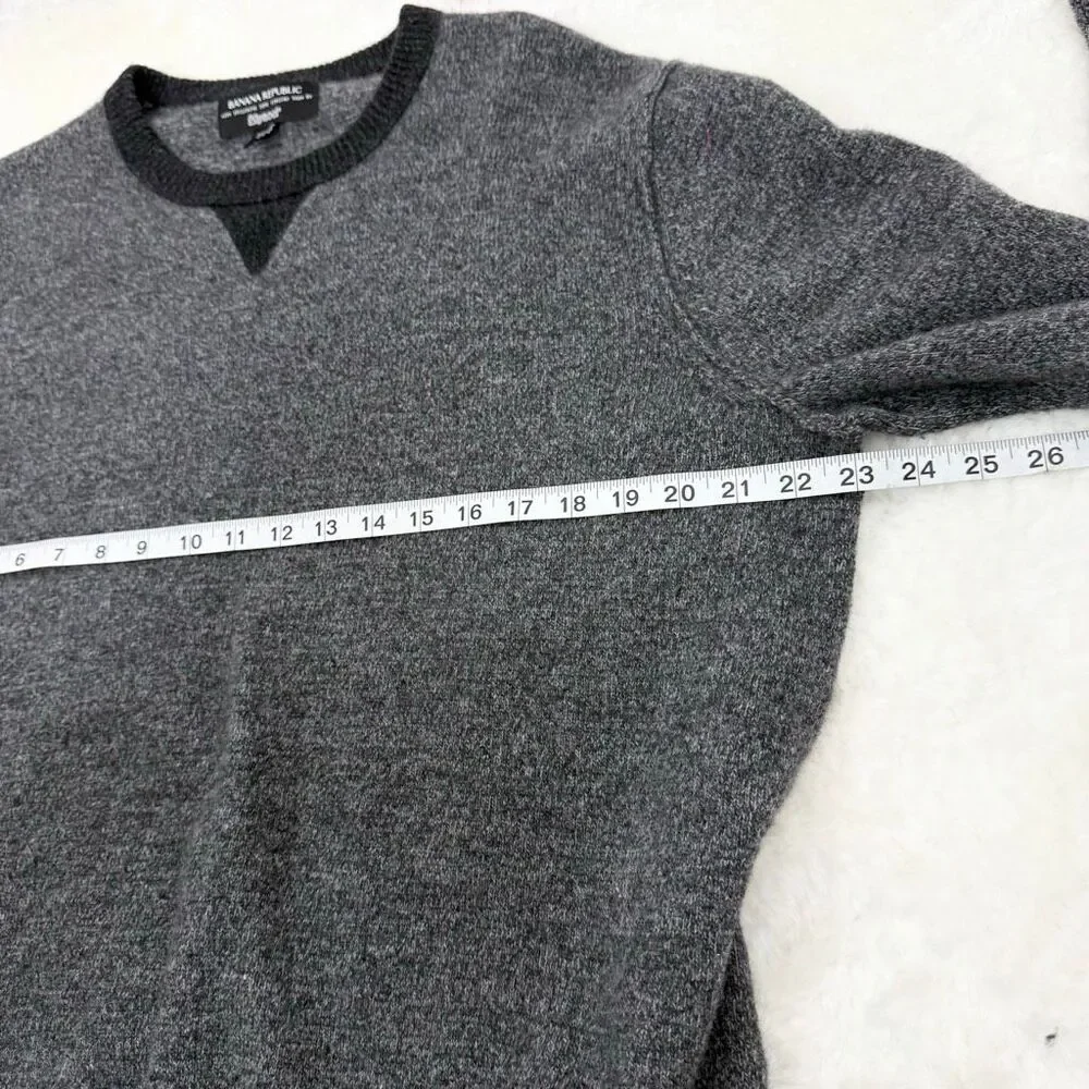 Banana Republic x Filpucci Wool Blend Charcoal Crew Neck Sweater. - US Men’s Siz